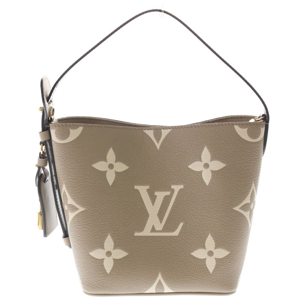 LOUIS VUITTON(ルイヴィトン) バイカラー モノグラム アンプラント オールインBB レザー 2WAY ハンドバッグ ショルダーバッグ ICタイプ M13045 トープグレー/クレームホワイト レディース