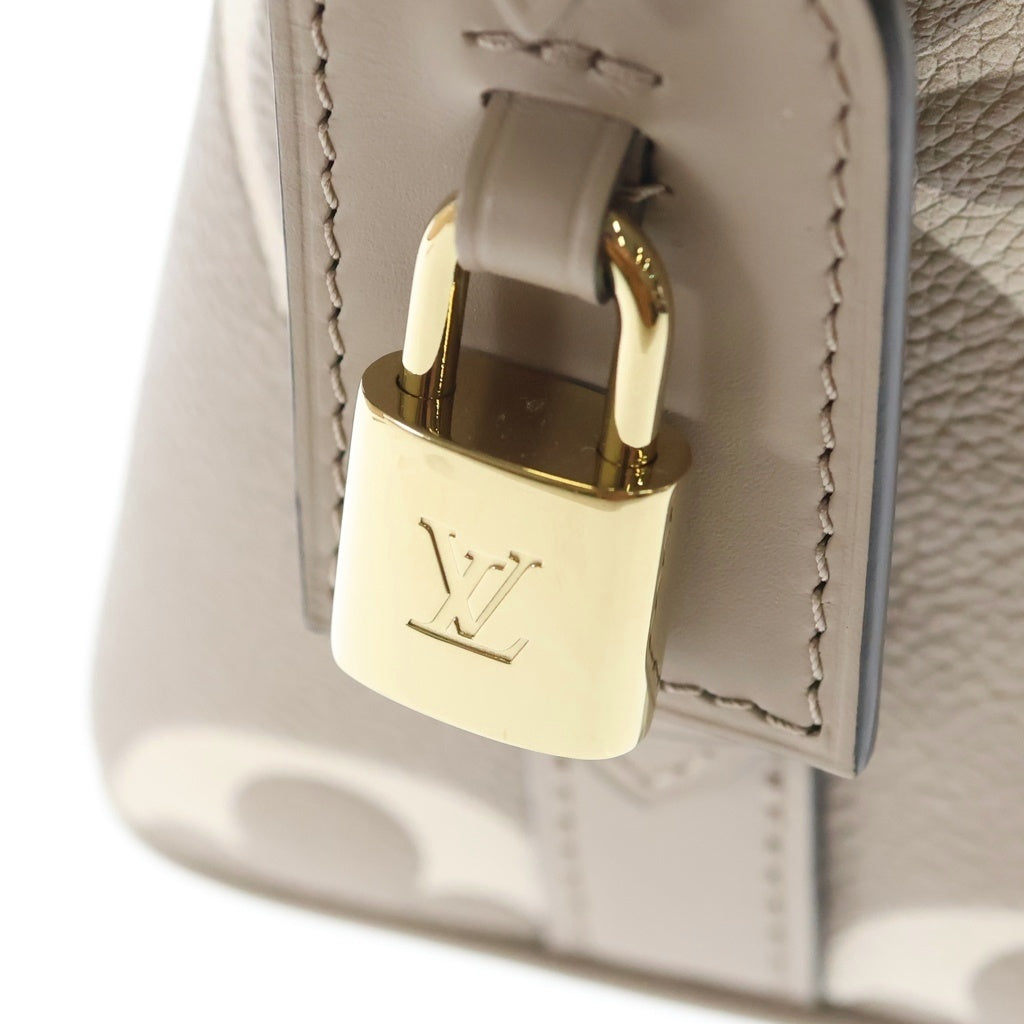 LOUIS VUITTON(ルイヴィトン) バイカラー モノグラム アンプラント オールインBB レザー 2WAY ハンドバッグ ショルダーバッグ ICタイプ M13045 トープグレー/クレームホワイト レディース