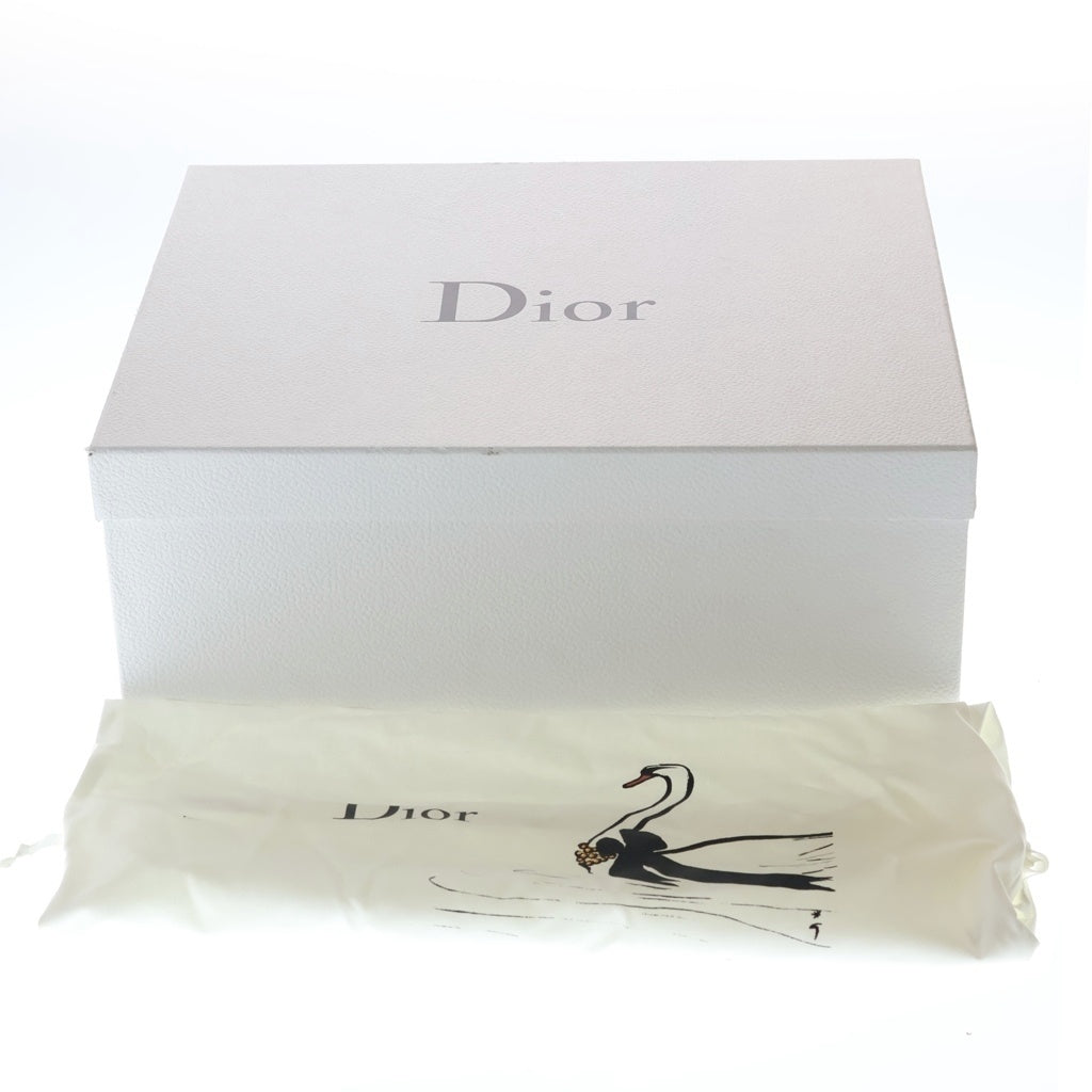Christian Dior(クリスチャンディオール) レディディオール カナージュラージ ラムスキン シルバー金具 2WAY ハンドバッグ ショルダーバッグ ブラック レディース