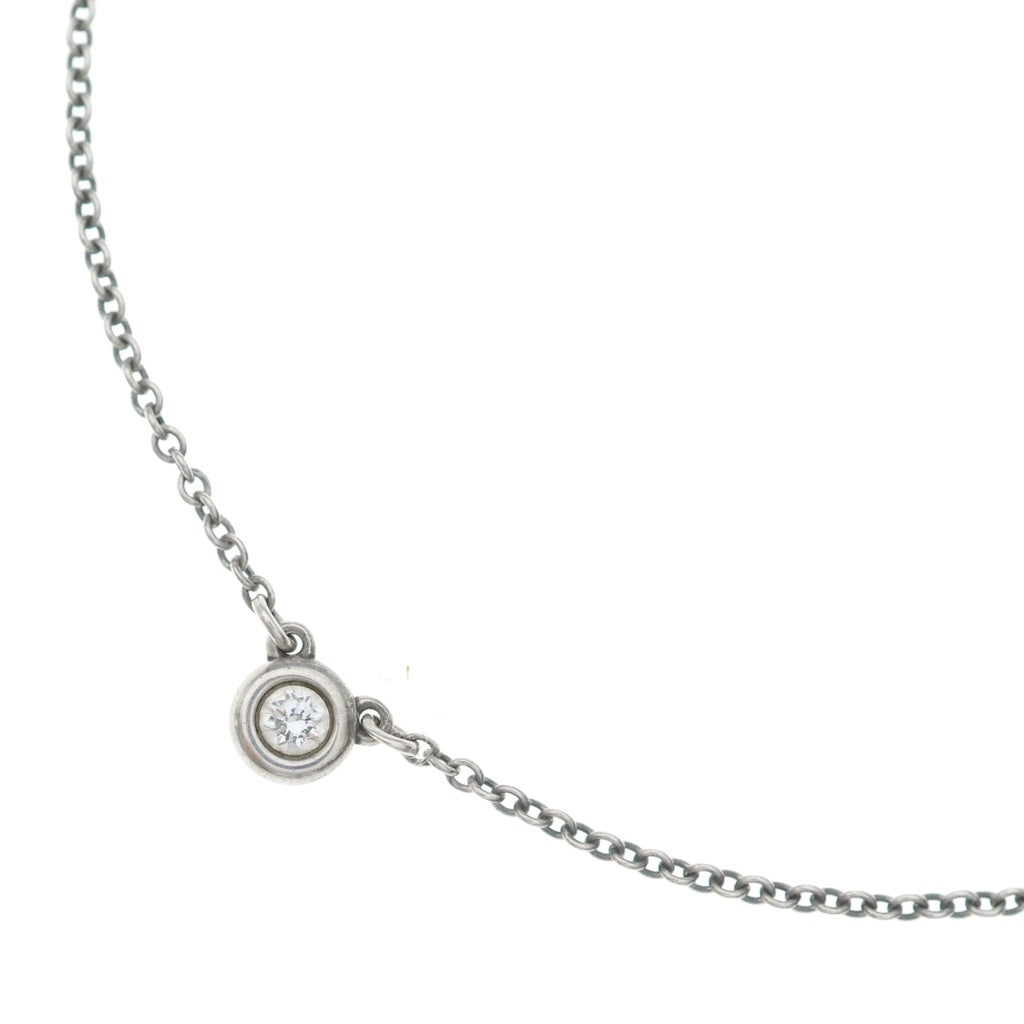 TIFFANY & Co.(ティファニー) バイザヤード 1PD ダイヤ Ag925 ネックレス シルバー レディース