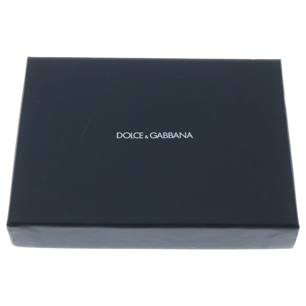 DOLCE & GABBANA(ドルチェアンドガッバーナ) クロスチャーム レザー ネックレス ペンダント ブラック×シルバー レディース