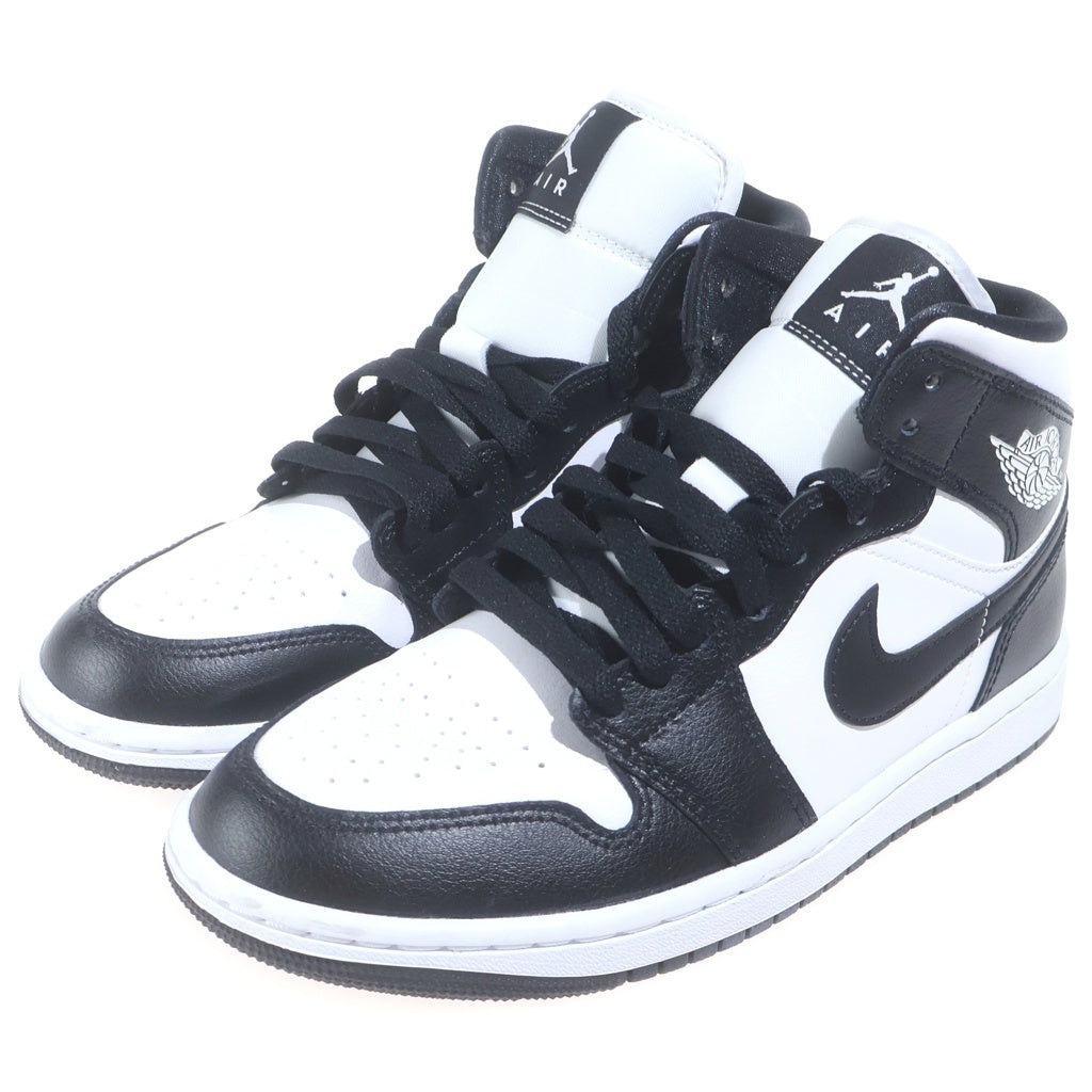 NIKE(ナイキ) WMNS AIR JORDAN 1 MID エアジョーダン1 ミッドカットスニーカー ブラック US7/24cm DV0991-101 レディース