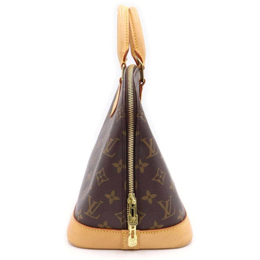 LOUIS VUITTON(ルイヴィトン) モノグラム アルマPM PVC レザー ハンドバッグ ブラウン M51130 レディース