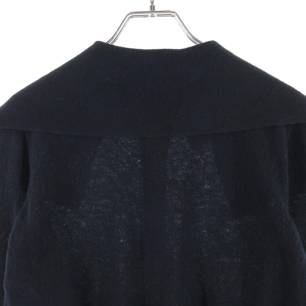 Christian Dior(クリスチャンディオール) CDロゴ パールボタン ニットトップス カシミヤ ブラック 354S48AM053 レディース