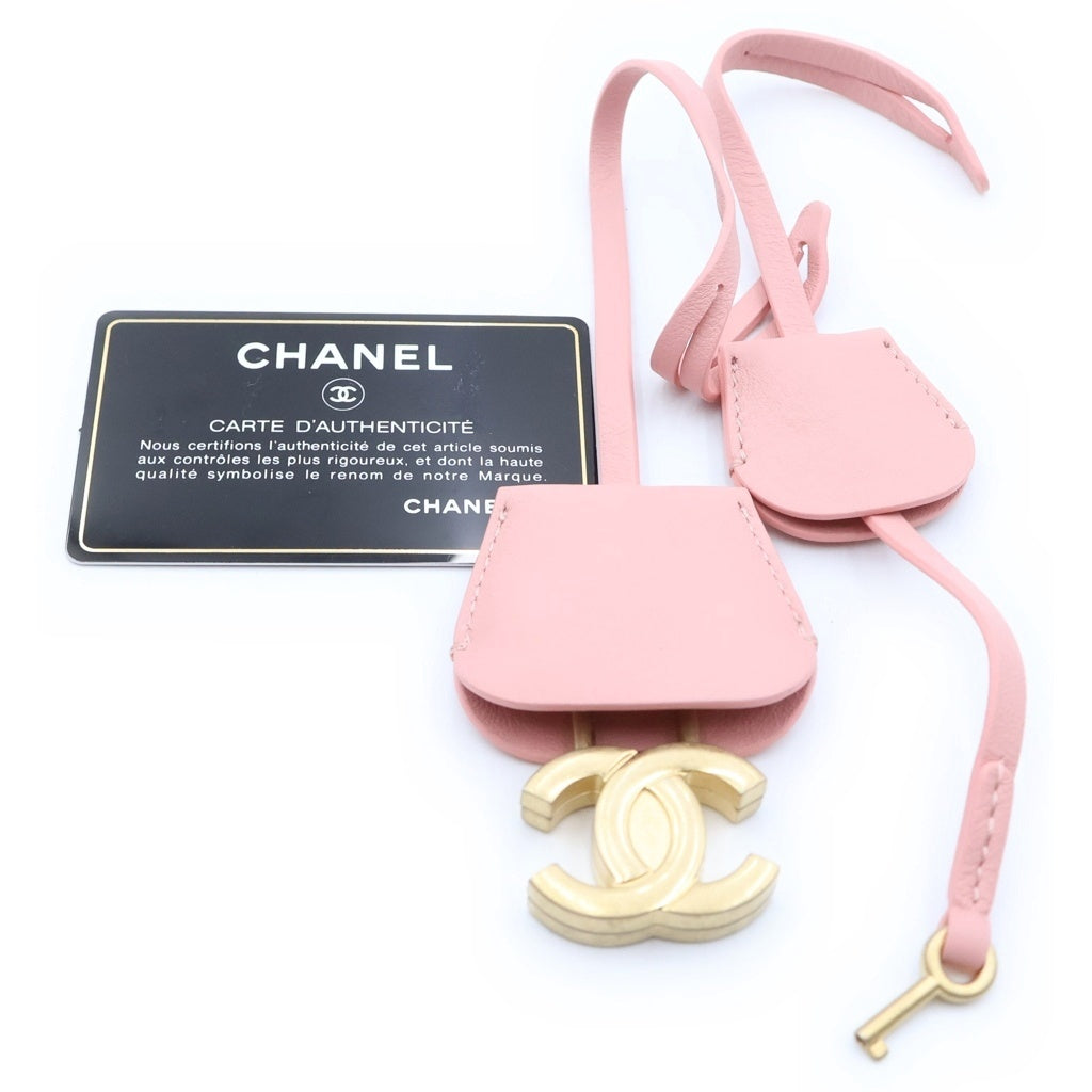 CHANEL(シャネル) バニティーケース CCフィリグリー 2WAYハンドバッグ チェーンショルダーバッグ ピンク レザー×ツイード 27番台 AS1785 ゴールド金具 レディース
