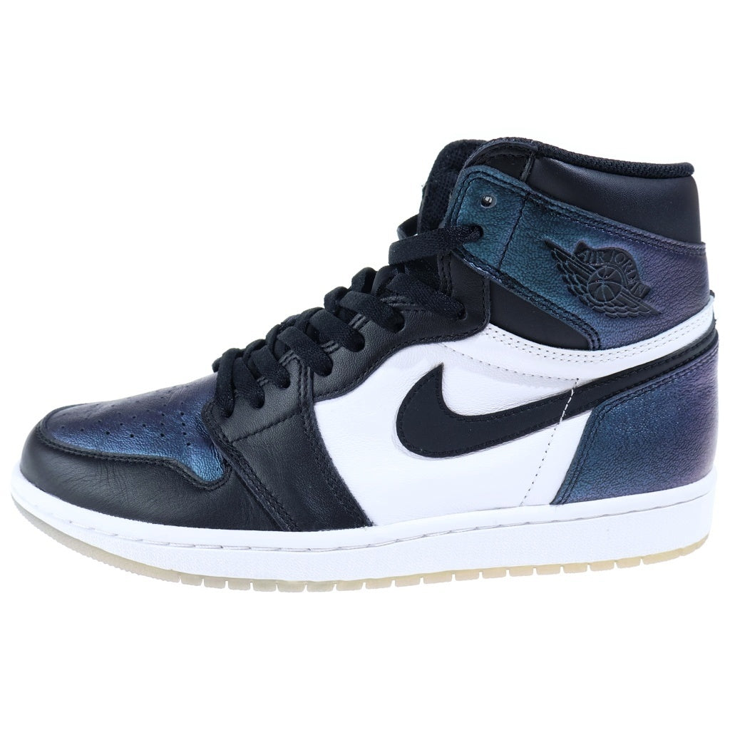 NIKE(ナイキ) AIR JORDAN 1 RETRO HIGH OG ALLSTER 2017 CHAMELEON エアジョーダン1 カメレオン ハイカットスニーカー メタリックブルー/ホワイト US10/28cm 907958-015