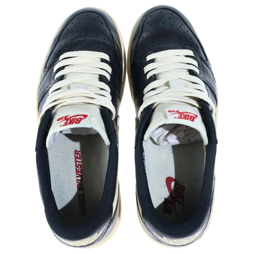 NIKE(ナイキ) ×NIGEL SYLVESTER AIR JORDAN 1 RETRO LW OG IB8958-001 ナイジェルシルベスター エアジョーダン1 ローカットスニーカー ブラック/セイル US9.5/27.5cm