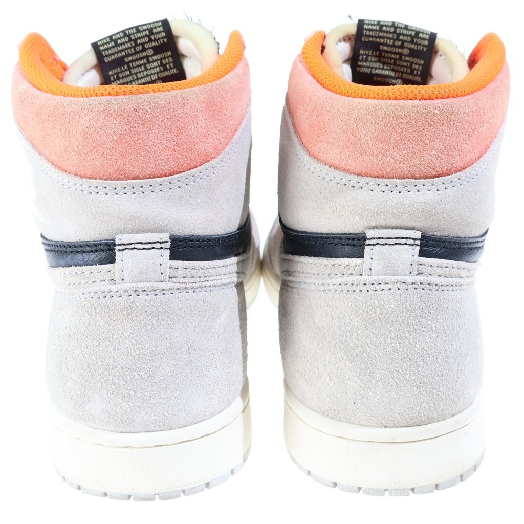NIKE(ナイキ) AIR JORDAN 1 HIGH OG HYPER CRIMSON 555088-018 エアジョーダン1 ハイパークリムゾン ハイカットスニーカー グレー/ブラック US10/28cm