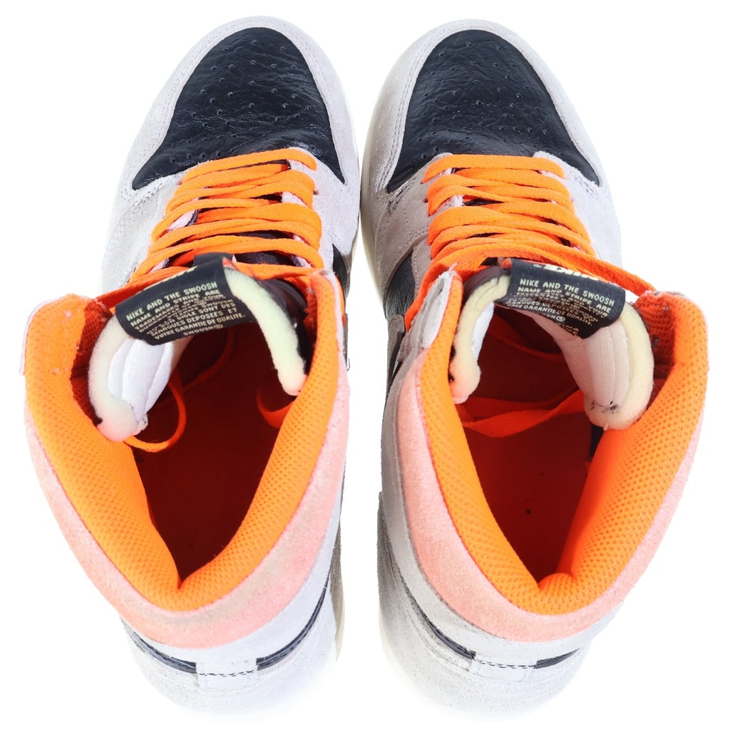 NIKE(ナイキ) AIR JORDAN 1 HIGH OG HYPER CRIMSON 555088-018 エアジョーダン1 ハイパークリムゾン ハイカットスニーカー グレー/ブラック US10/28cm