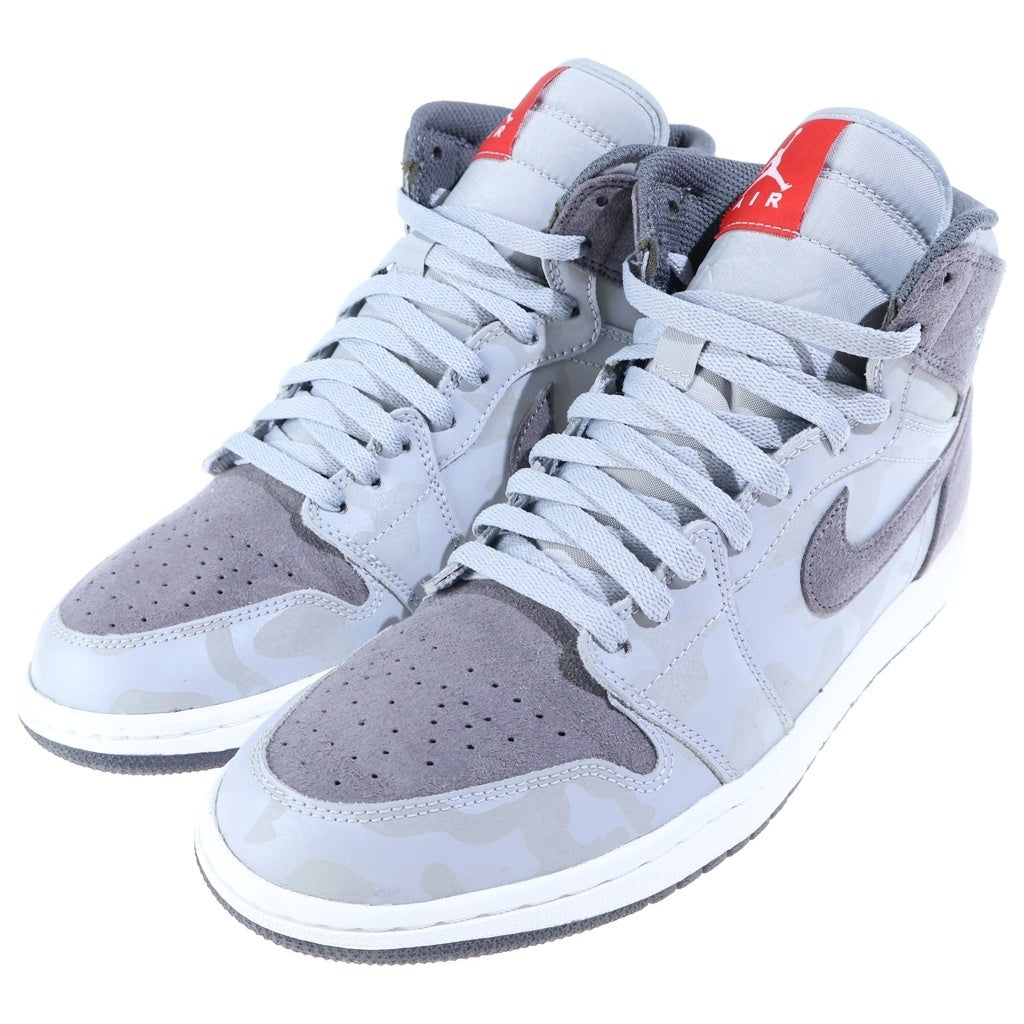 NIKE(ナイキ) AIR JORDAN 1 RETRO HIGH CAMO 3M WOLF GREY AA3993-027 エアジョーダン1 カモ3Mウルフグレー ハイカットスニーカー グレー US9/27cm