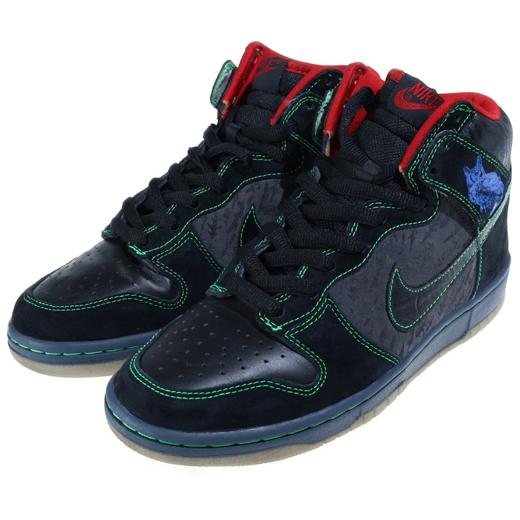 NIKE SB(ナイキエスビー) 【2009年製 観賞用】DUNK HIGH TWIN PEAKS ダンク ツインピークス ハイカットスニーカー ブラック US9/27cm 313171-006