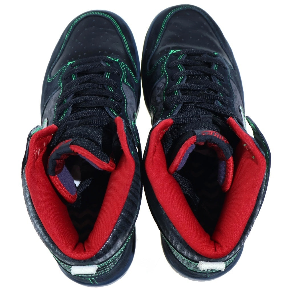 NIKE SB(ナイキエスビー) 【2009年製 観賞用】DUNK HIGH TWIN PEAKS ダンク ツインピークス ハイカットスニーカー ブラック US9/27cm 313171-006