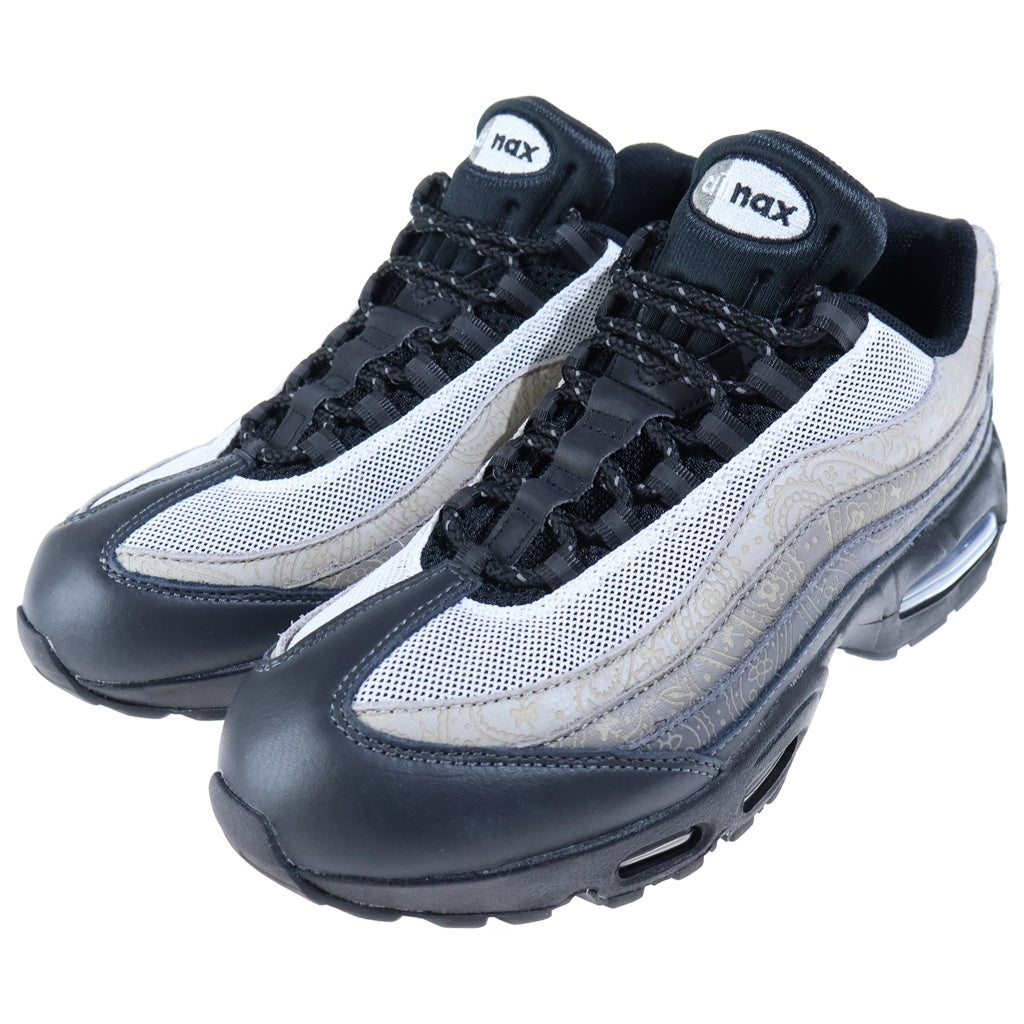 NIKE(ナイキ) AIR MAX 95 BIG BUBBLE LASER PAISLEY IR0802-100 エアマックス95 ビッグバブル ローカットスニーカー ホワイト/グレー/ブラック US10/28cm