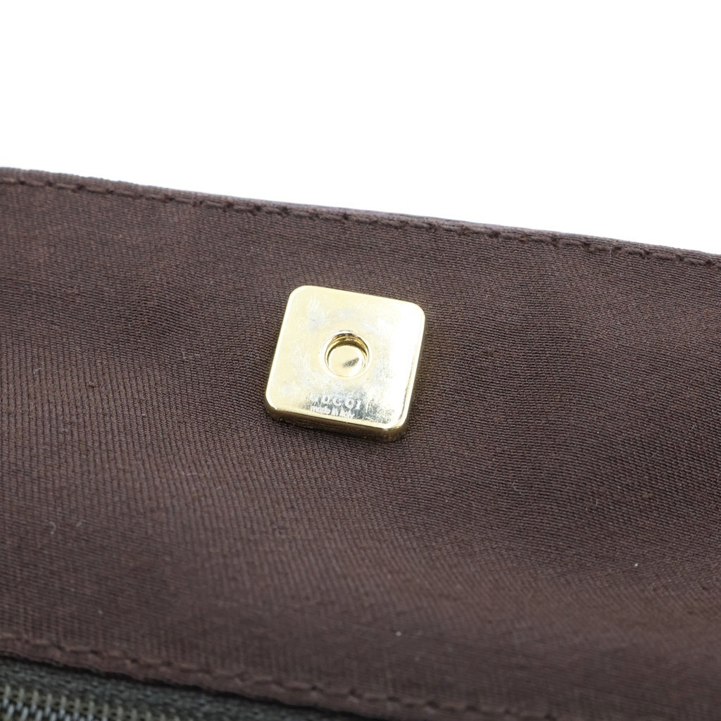 GUCCI(グッチ) アビーライン GGキャンバス トートバッグ ハンドバッグ ベージュ レザー×キャンバス 141472 ゴールド金具 レディース