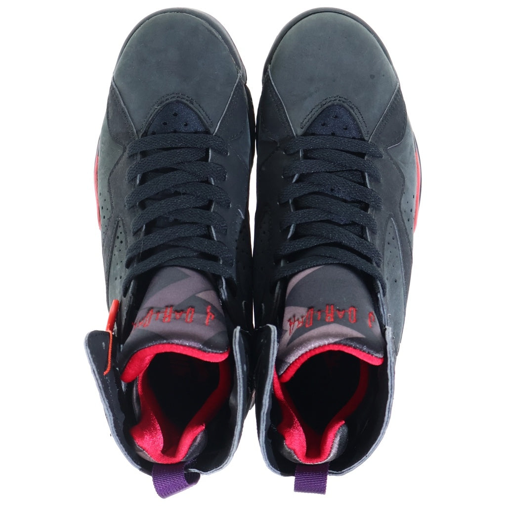 NIKE(ナイキ) 【1992年製 観賞用】AIR JORDAN 7 OG RAPTORS 130014-060 エアジョーダン7 ラプターズ ハイカットスニーカー ブラック/レッド US8.5/26.5cm