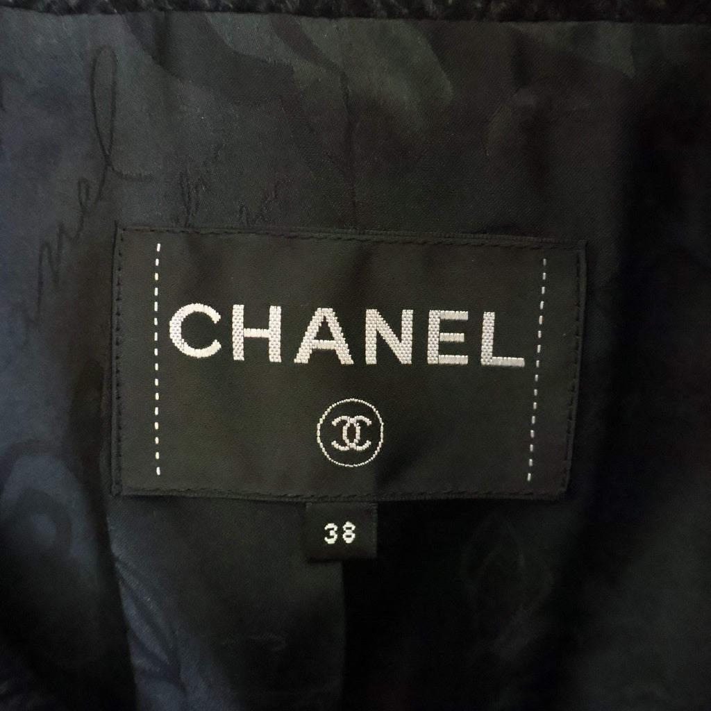 CHANEL(シャネル) ロング コート ヘリンボーン グレー P59659V34970 レディース