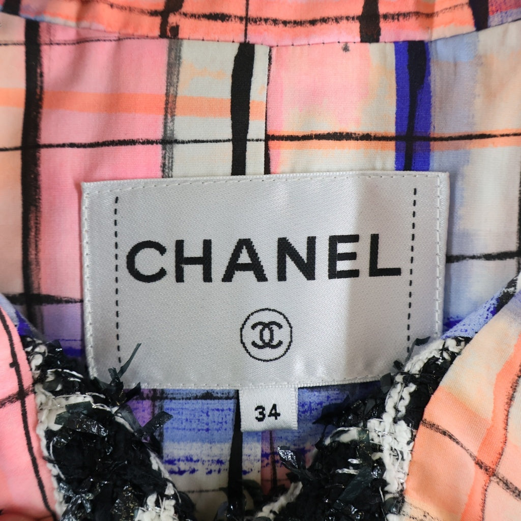 CHANEL(シャネル) ココマーク ジャケット 2020S ツイード ブラック/ホワイト P64139V48652 レディース