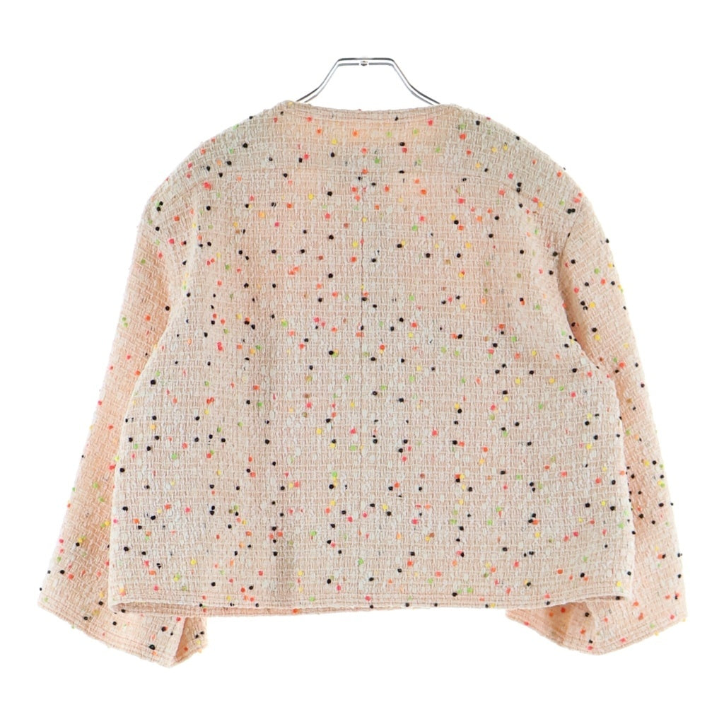 CHANEL(シャネル) ドット ツイードジャケット ピンク レディース P61320V46591