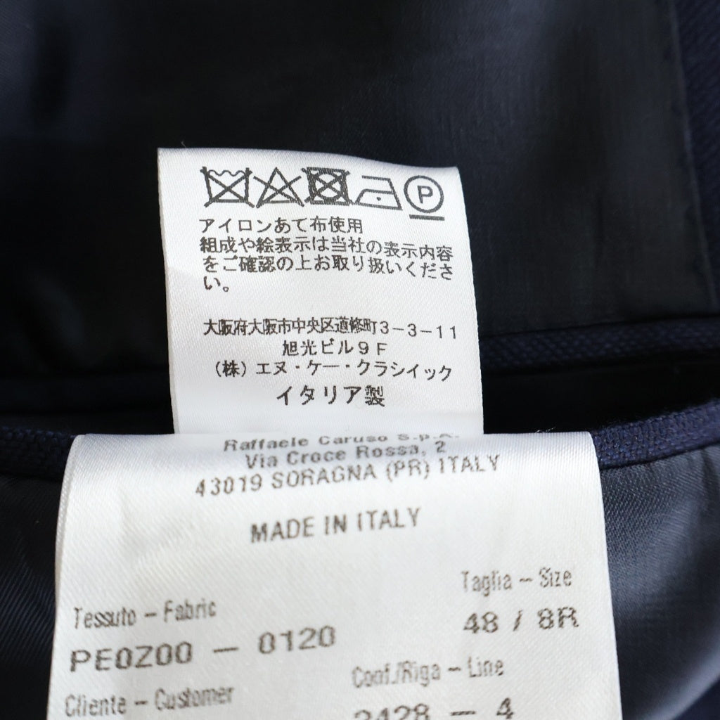 CARUSO(カルーゾ) aida ウール 2B テーラードジャケット ネイビー ASM2JM204FN