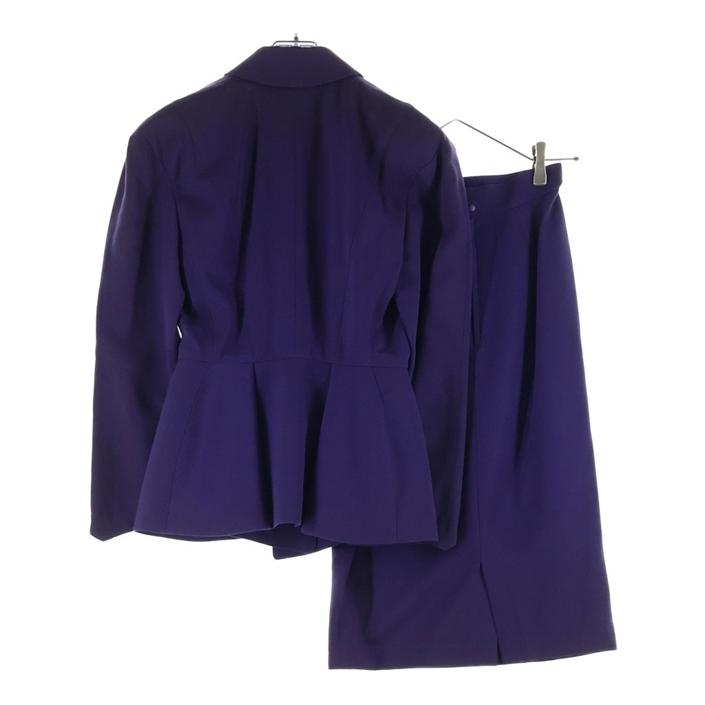 NO BRAND(ノーブランド) THIERRY MUGLER(ティエリー ミュグレー) ジャケット スカート セットアップ パープル 137D184 レディース
