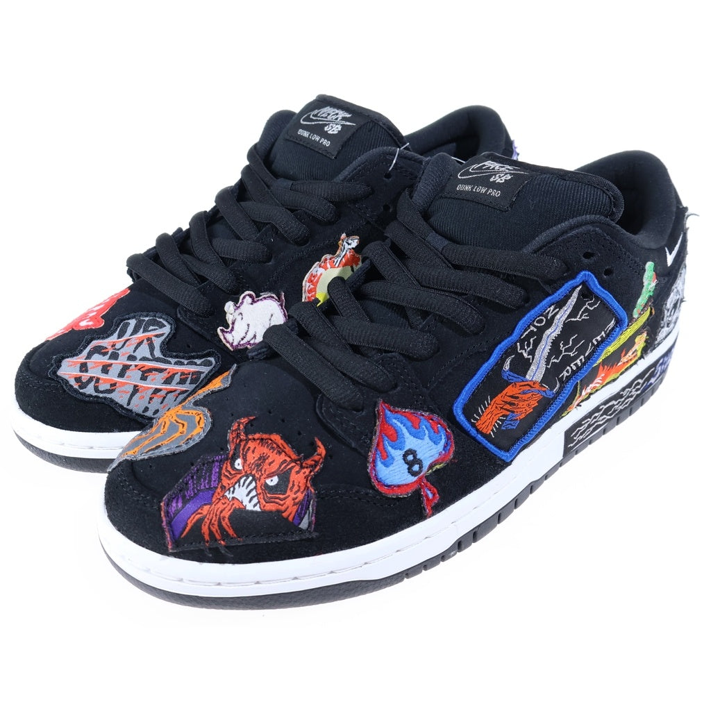 NIKE SB(ナイキエスビー) ×NECK FACE DUNK LOW PRO QS DQ4488-001ネックフェイス ダンク ローカットスニーカー ブラック US9/27cm DQ4488-001