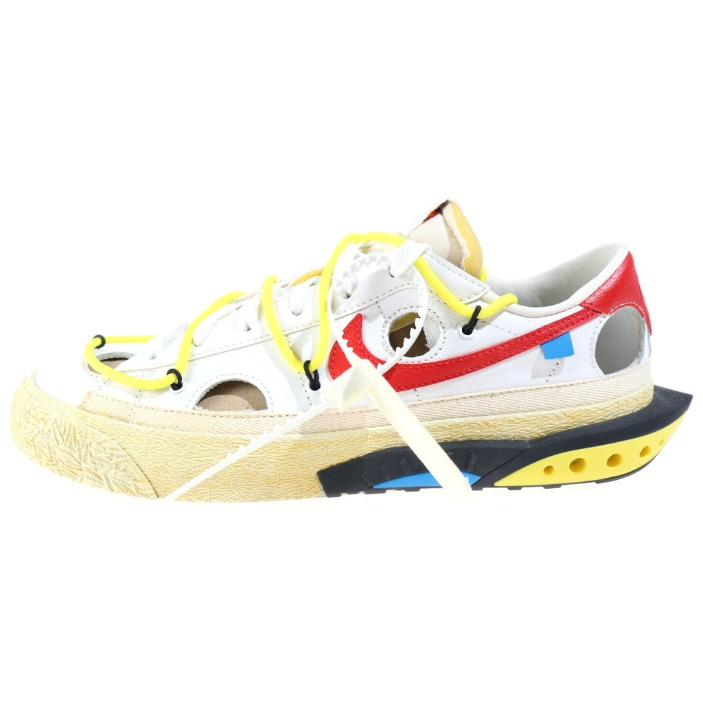 NIKE(ナイキ) ×OFF WHITE BLAZER LOW '77 オフホワイト ブレーザー ローカットスニーカー ホワイト US8.5/26.5cm DH7863-100