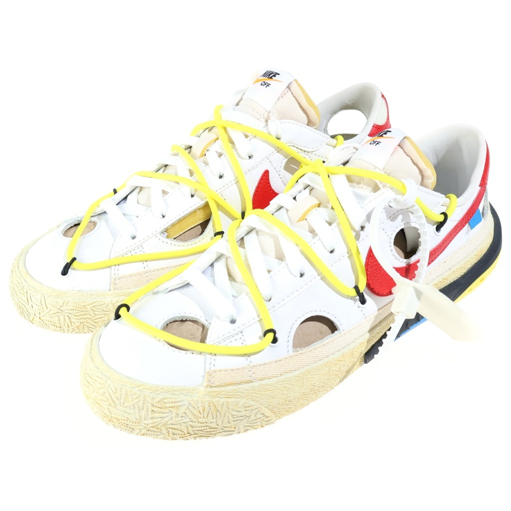 NIKE(ナイキ) ×OFF WHITE BLAZER LOW '77 オフホワイト ブレーザー ローカットスニーカー ホワイト US8.5/26.5cm DH7863-100