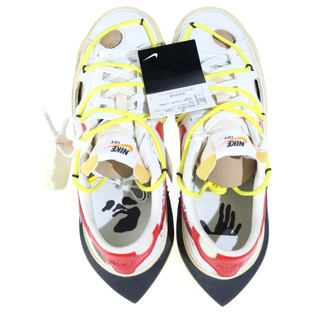 NIKE(ナイキ) ×OFF WHITE BLAZER LOW '77 オフホワイト ブレーザー ローカットスニーカー ホワイト US8.5/26.5cm DH7863-100