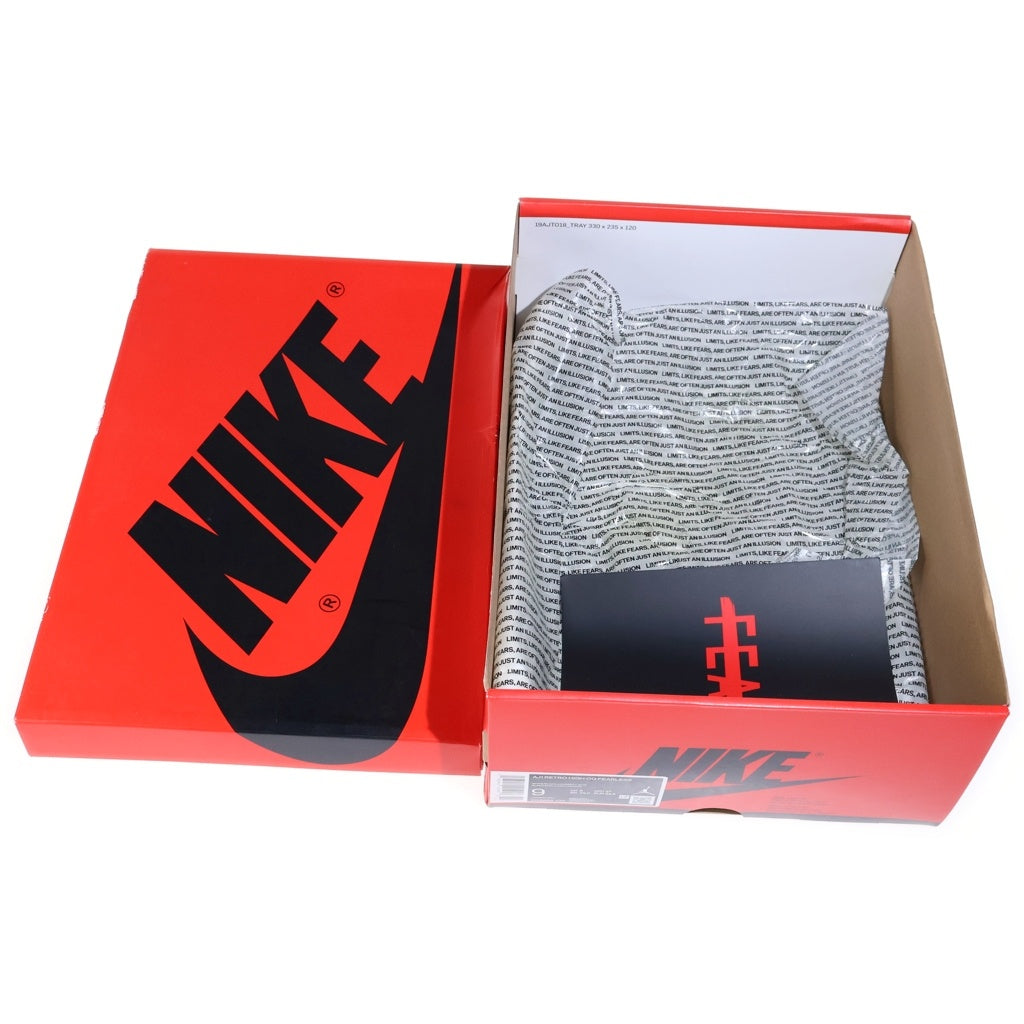 NIKE(ナイキ) AIR JORDAN1 HIGH OG FEARLESS エアジョーダン1 フィアレス ハイカットスニーカー ホワイト/レッド/ライトブルー US9/27cm CK5666-100