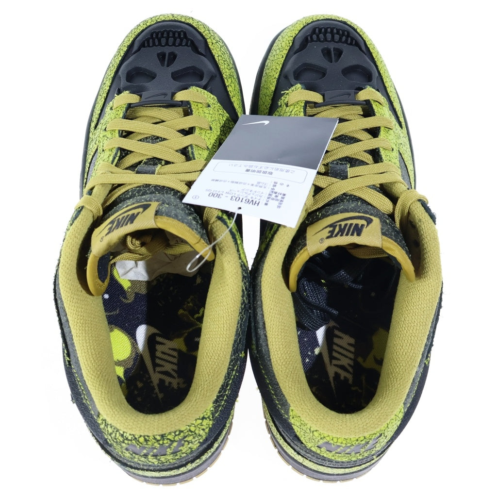 NIKE(ナイキ) DUNK LOW HALLOWEEN ダンク ハロウィン ローカットスニーカー イエロー/ブラック US9/27cm HV6103-300