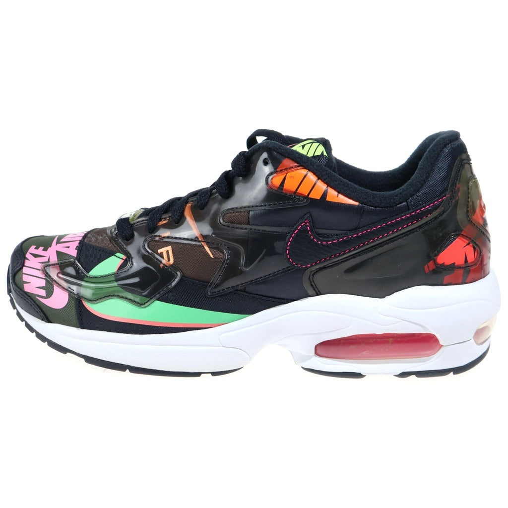 NIKE(ナイキ) ×ATMOS AIR MAX 2 LIGHT QS アトモス エアマックス2ライト ローカットスニーカー ブラック US9/27cm CI5590-001