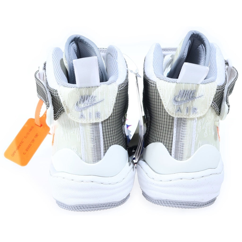 NIKE(ナイキ) ×OFF WHITE AIR FORCE 1 MID SP オフホワイト エアフォース1 ミッドカットスニーカー ホワイト US9/27cm DO6290-100