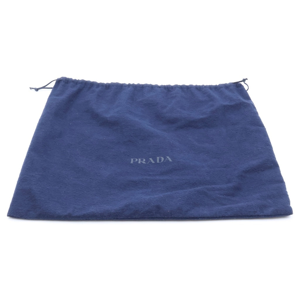 PRADA(プラダ) テスート ショルダーバッグ トライアングルプレート ブラック ナイロン VA0053 レディース