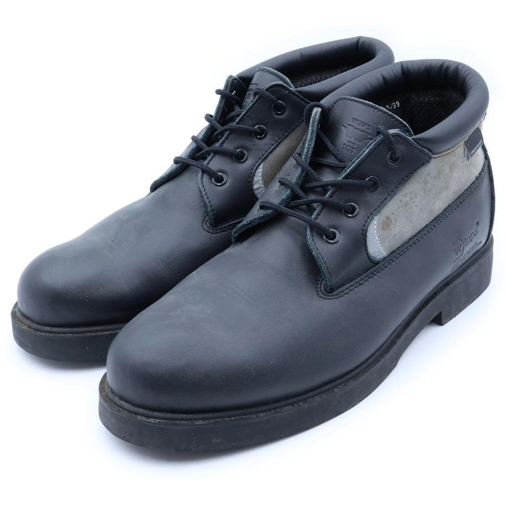 WTAPS(ダブルタップス) スウェード/レザー チャッカブーツ ブラック/ベージュ US9/27cm