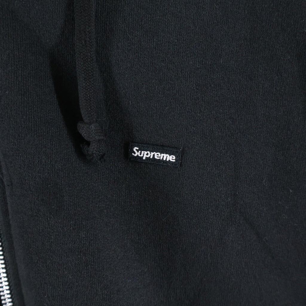 SUPREME(シュプリーム) 23AW Small Box Zip Up Hooded Sweatshirt スモールボックスロゴ スウェットジップパーカー ブラック