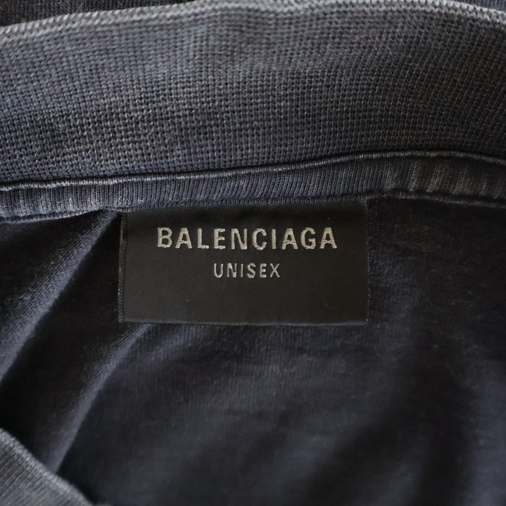 BALENCIAGA(バレンシアガ) Getaria Tシャツ 半袖 オーバーサイズ ブラック 811688