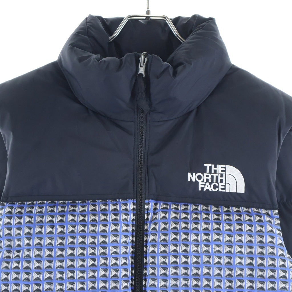 SUPREME(シュプリーム) 21SS ×THE NORTH FACE Studded Nuptse Vest ザノースフェイス スタッデッド ヌプシベスト ダウンベスト ブラック/ブルー ND42102I
