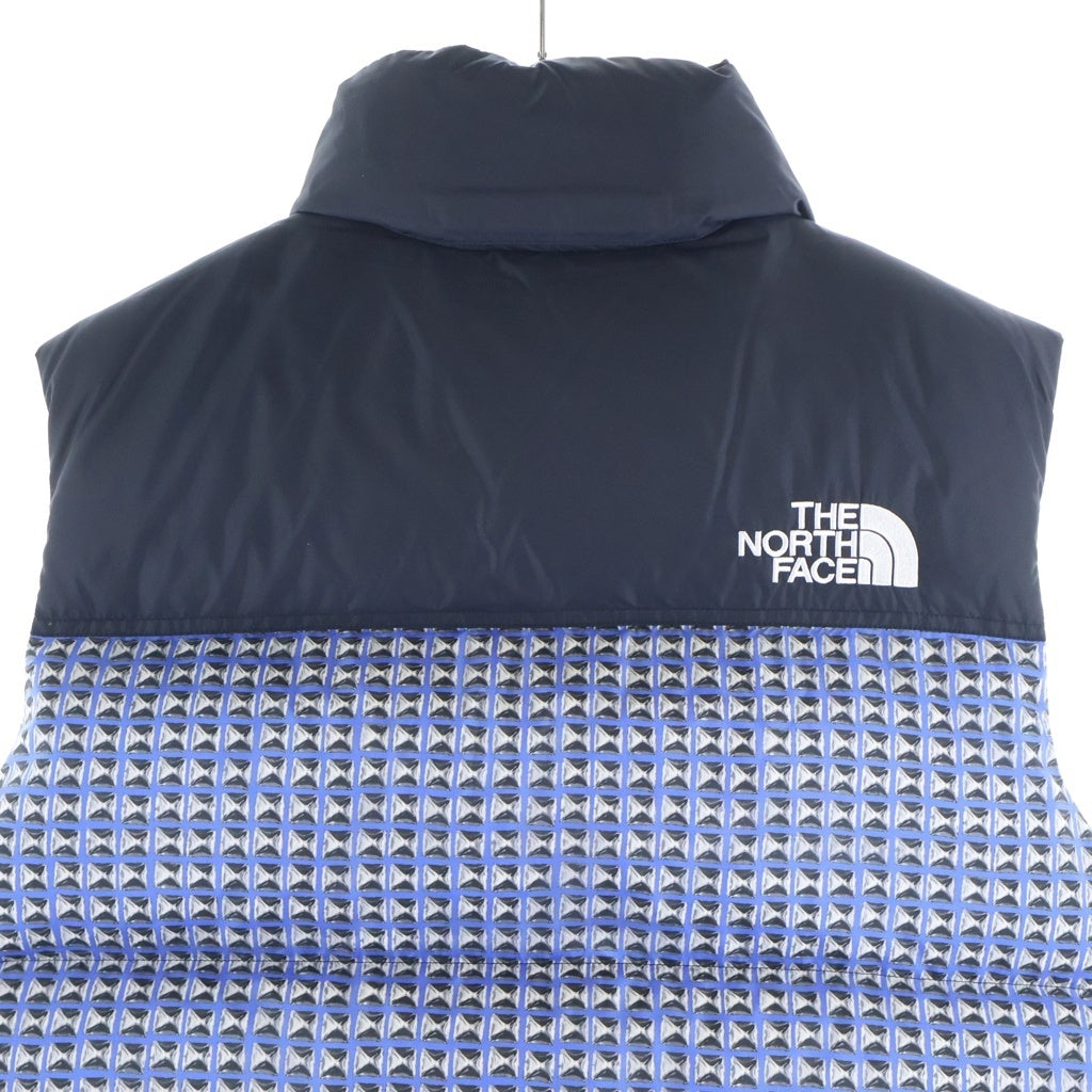 SUPREME(シュプリーム) 21SS ×THE NORTH FACE Studded Nuptse Vest ザノースフェイス スタッデッド ヌプシベスト ダウンベスト ブラック/ブルー ND42102I