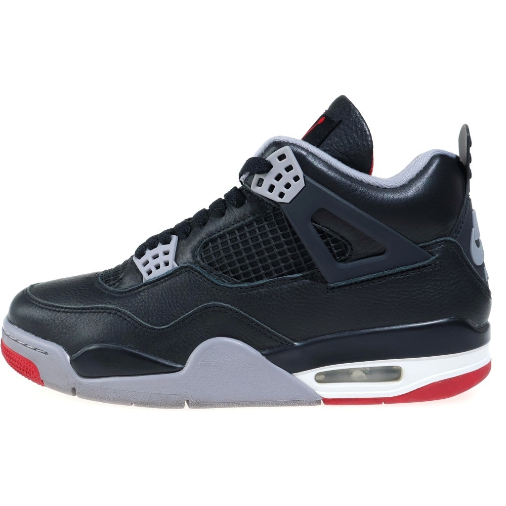 NIKE(ナイキ) AIR JORDAN 4 RETRO BRED REIMAGINED エアジョーダン4 ブレッド リイマジンド ハイカットスニーカー ブラック US9/27cm FV5029-006
