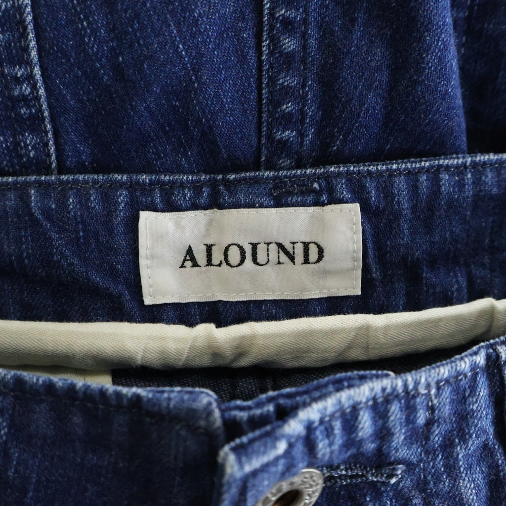 ALOUND(アラウンド) VENTILATION DENIM WORK PANTS ベンチレーションデニムワークパンツ ワイドジーンズ インディゴ