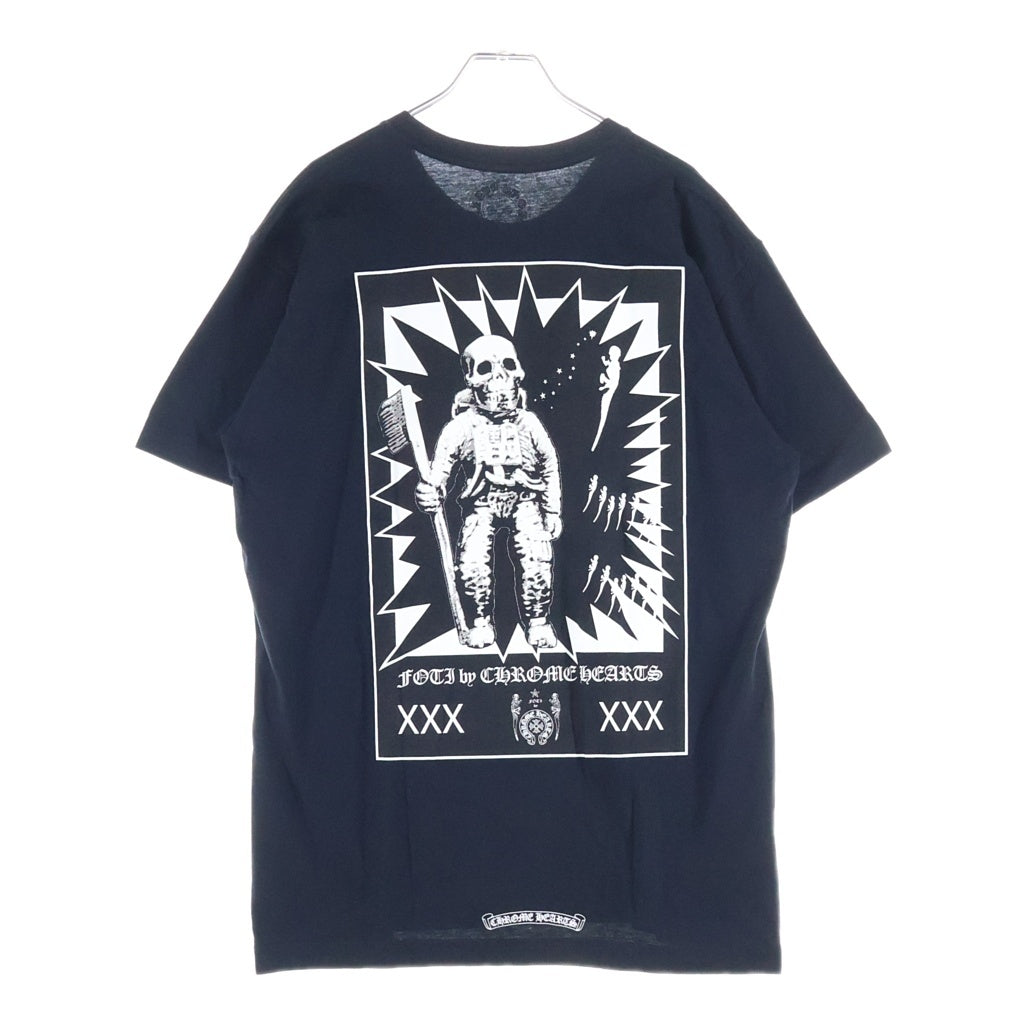 CHROME HEARTS(クロムハーツ) FOTI S/S TEE フォティ ナスカル プリントロゴ 半袖Tシャツ カットソー ブラック