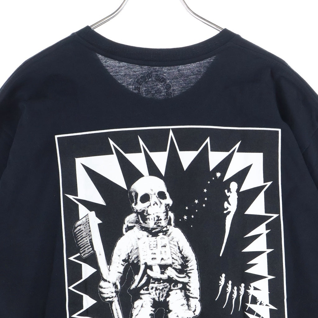 CHROME HEARTS(クロムハーツ) FOTI S/S TEE フォティ ナスカル プリントロゴ 半袖Tシャツ カットソー ブラック