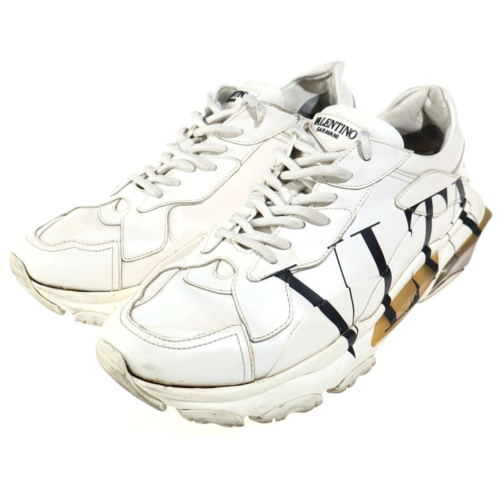 VALENTINO(ヴァレンティノ) VLTNロゴ ダッド ローカット スニーカー レザー ホワイト TVB21Y2