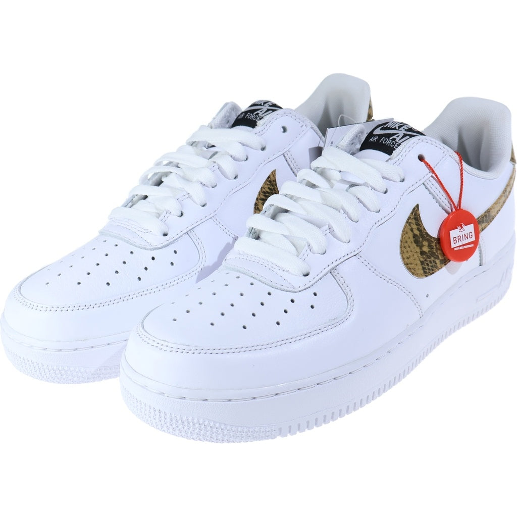 NIKE(ナイキ) AIR FORCE1 RETRO PRM QS IVORY SNAKE AO1635-100 エアフォース1 アイボリースネーク ローカットスニーカー ホワイト US10/28cm