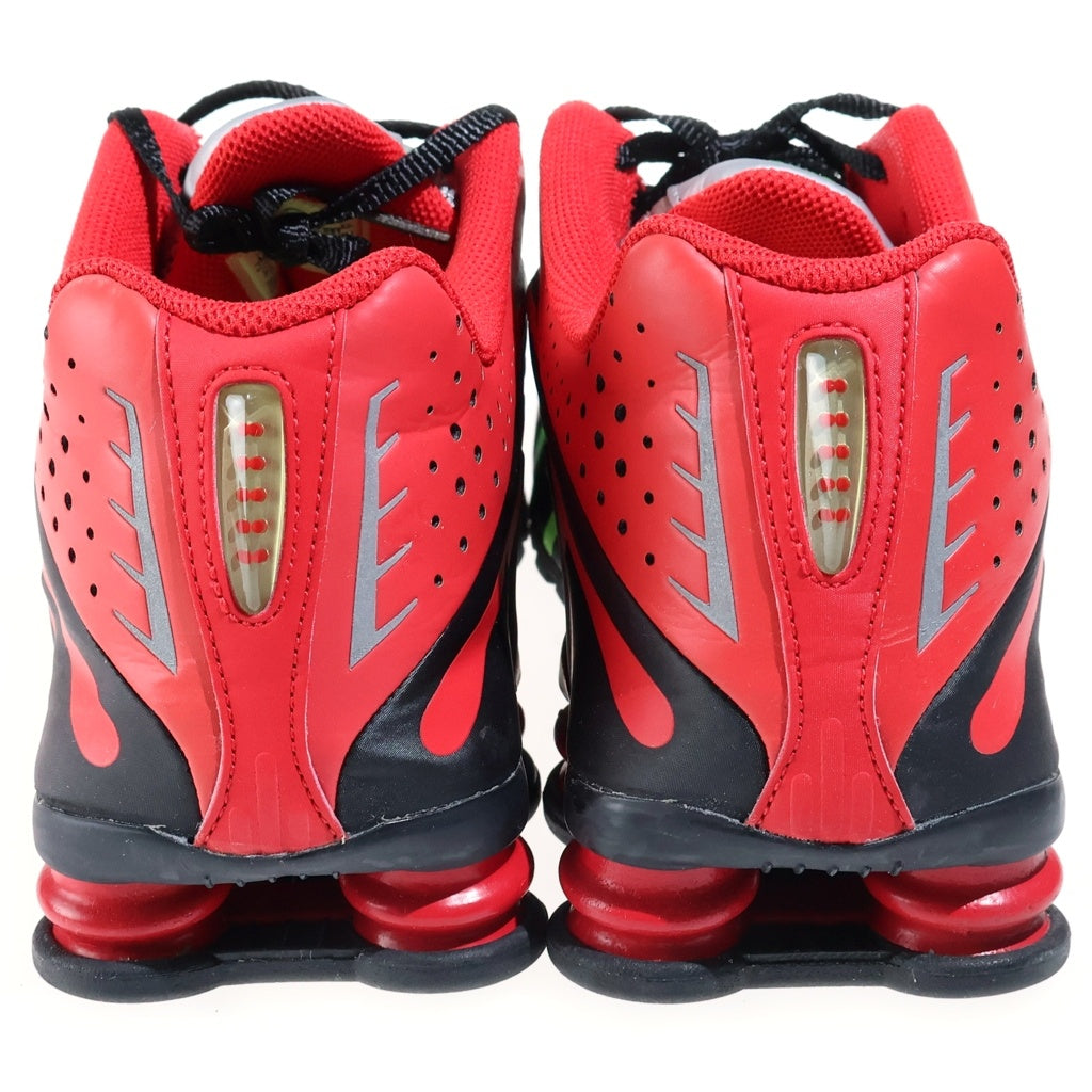 NIKE(ナイキ) SHOX R4 NEYMAR JR ショックスR4 ネイマールジュニア ローカットスニーカー ブラック/グリーン/オレンジ US10/28cm BV1387-001