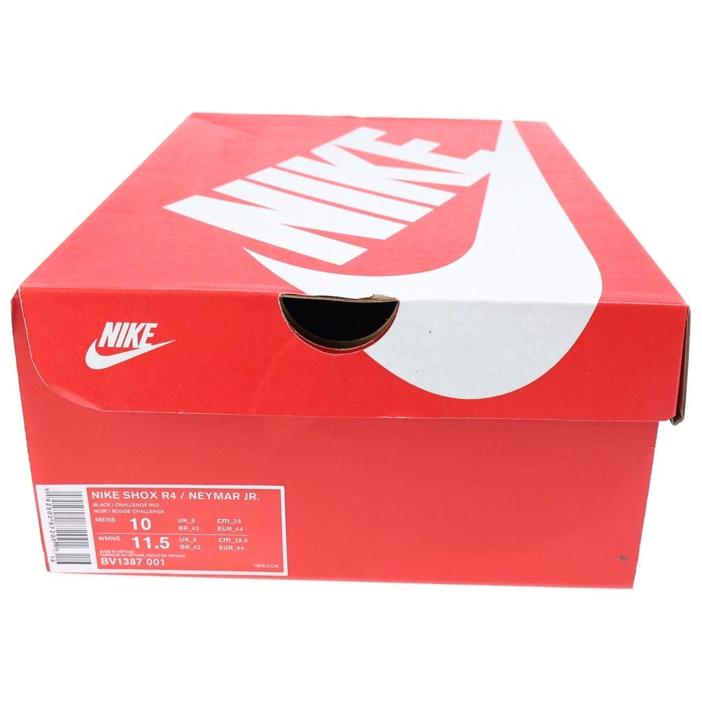 NIKE(ナイキ) SHOX R4 NEYMAR JR ショックスR4 ネイマールジュニア ローカットスニーカー ブラック/グリーン/オレンジ US10/28cm BV1387-001