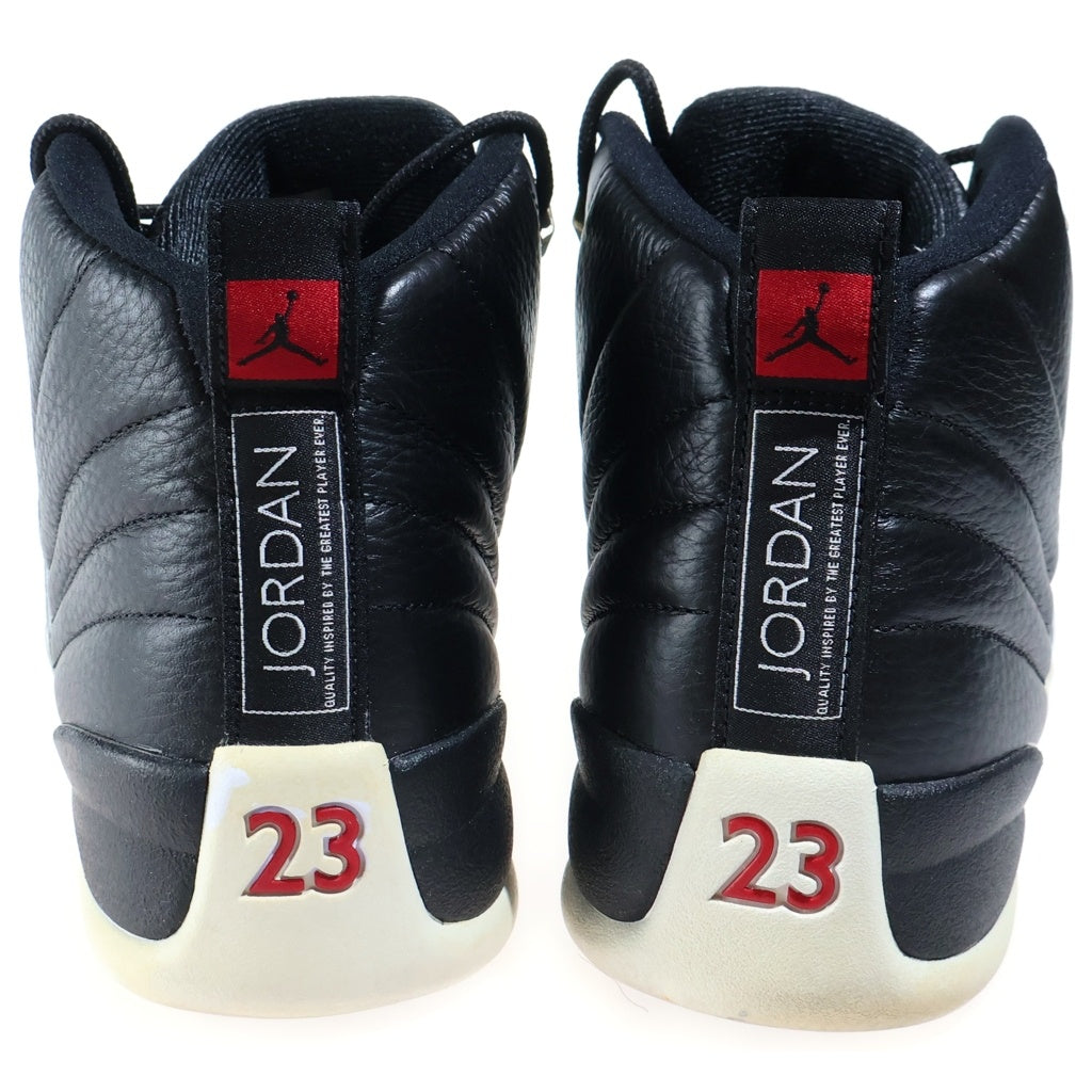 NIKE(ナイキ) AIR JORDAN 12 RETRO PLAYOFFS エアジョーダン12 プレイオフ ハイカットスニーカー ブラック/ホワイト US10/28cm CT8013-006