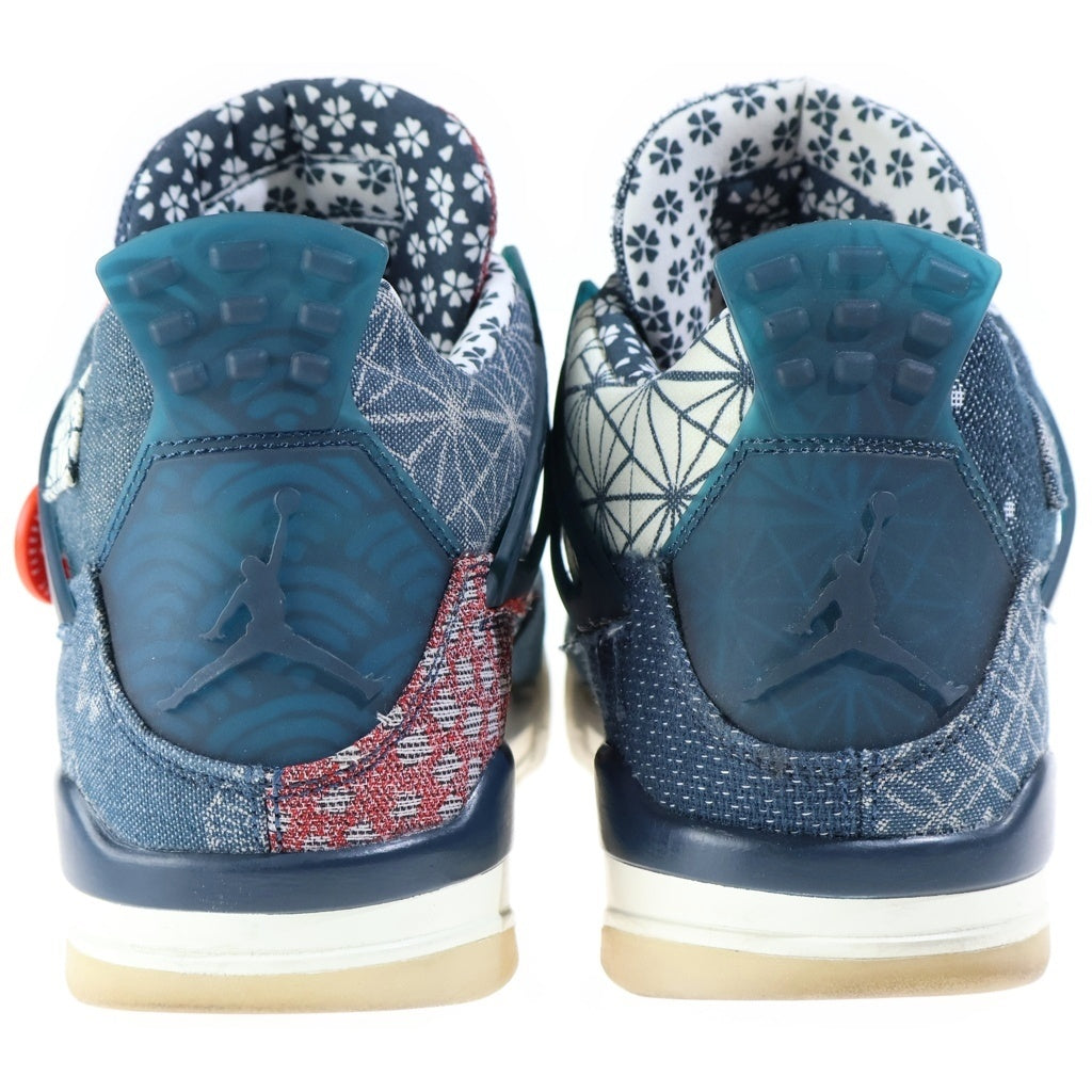 NIKE(ナイキ) AIR JORDAN 4 RETRO SE SASHIKO DEEP OCEAN エアジョーダン4 レトロ 刺し子 ディープオーシャン マルチカラー US10/28cm CW0898-400