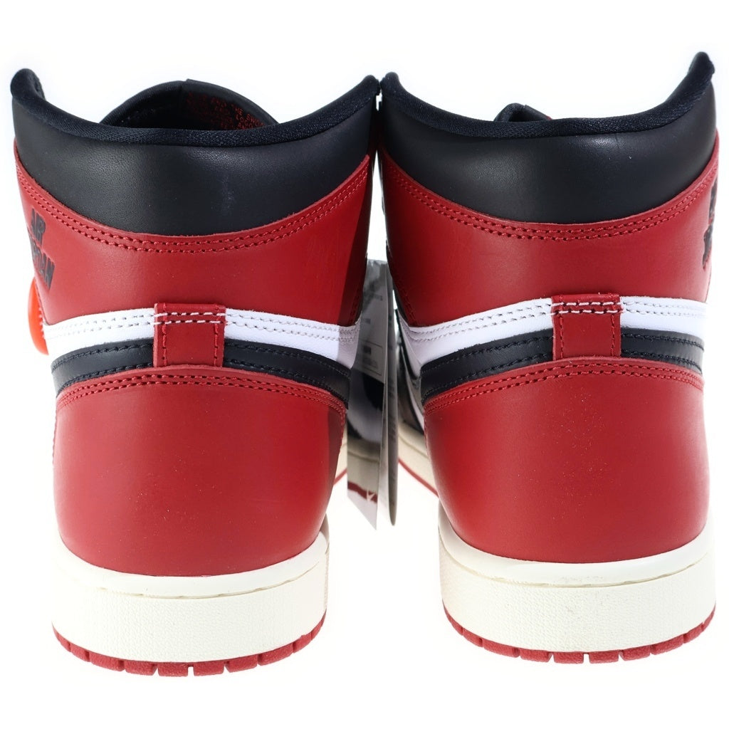 NIKE(ナイキ) AIR JORDAN 1 RETRO HIGH OG BLACK TOE REIMAGINED DZ5485-106 エアジョーダン1 ブラックトトゥリイマジン ハイカットスニーカー ホワイト/レッド/ブラック US10/28cm
