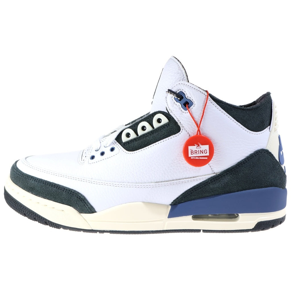 NIKE(ナイキ) ×A MA MANIERE AIR JORDAN 3 RETRO OG SP アママニエール エアジョーダン3 ハイカットスニーカー ホワイト/ブラック US10/28cm HV8571-100